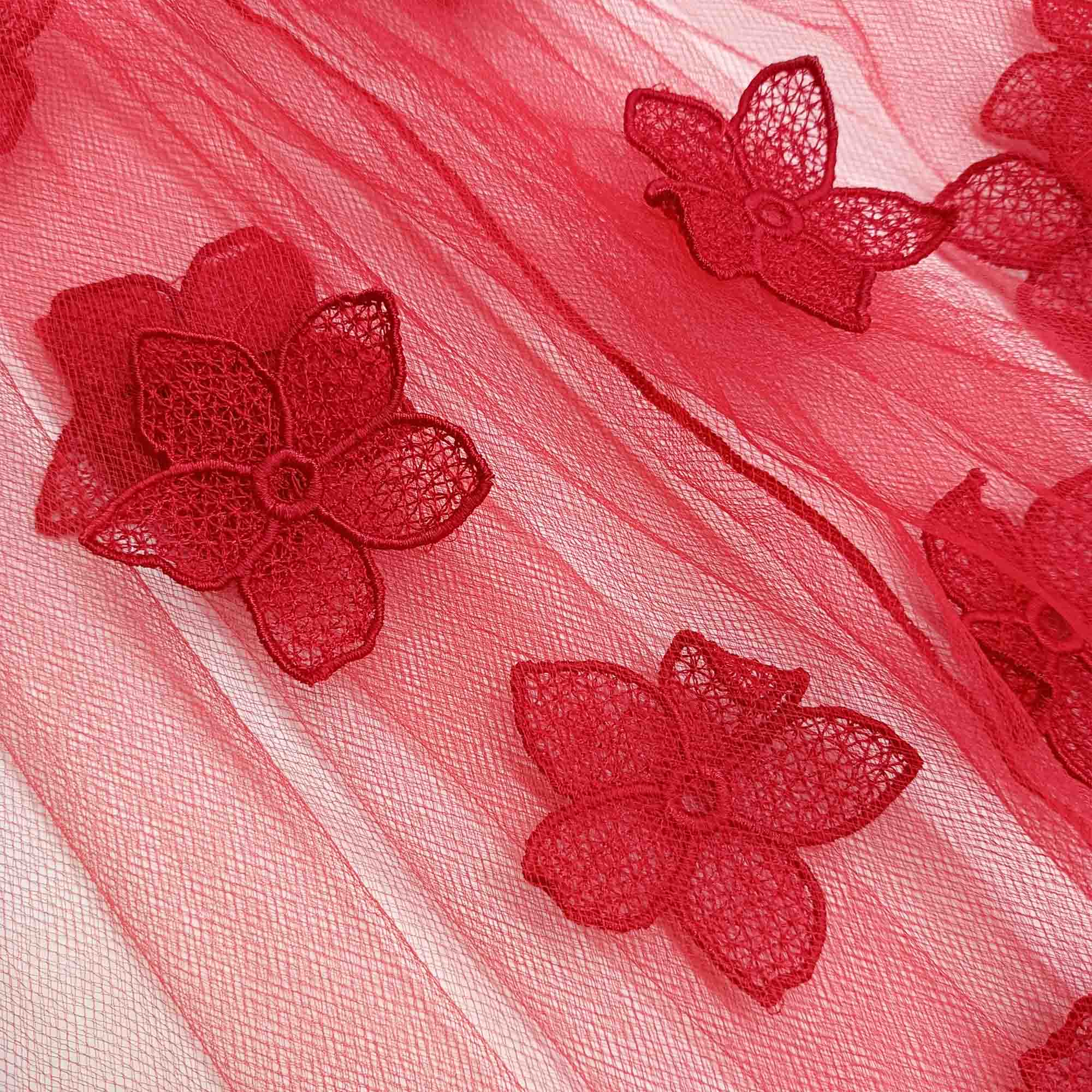 Jupe en Tulle Couture avec Cordon et broderies pour Femme-Jupes- 36-38-40-EMDORIA PARIS