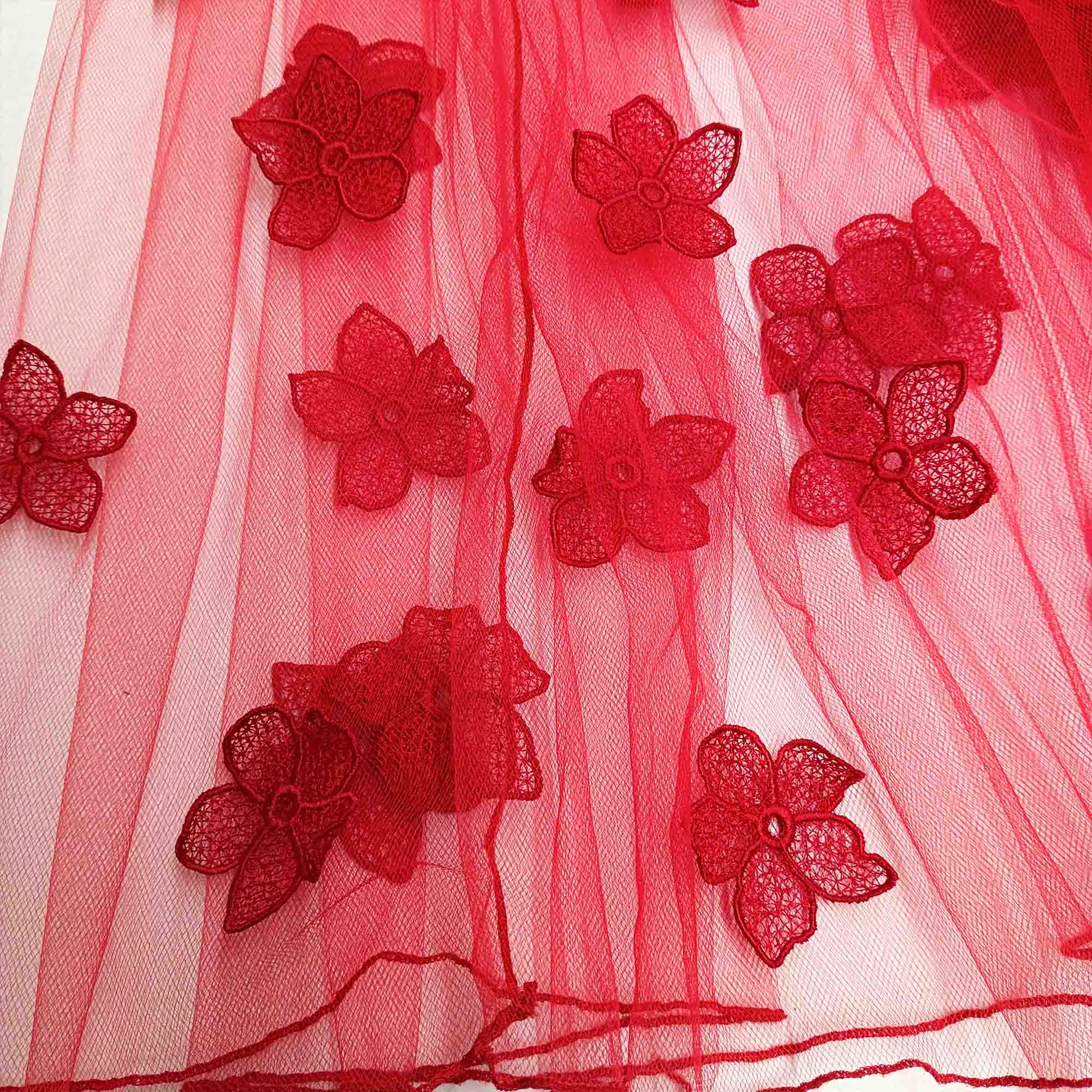 Jupe en Tulle Couture avec Cordon et broderies pour Femme-Jupes- 36-38-40-EMDORIA PARIS