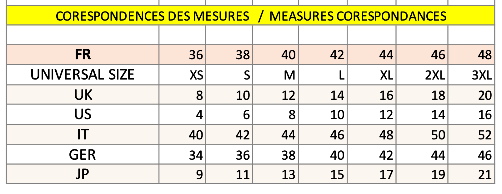 Haut en jersey-mesures-EMDORIA PARIS