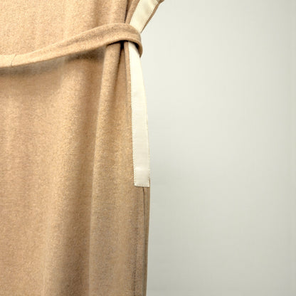 Robe midi tunique sans manches en jersey de laine - Robes - robe - robe jersey - robe longue - EMDORIA PARIS