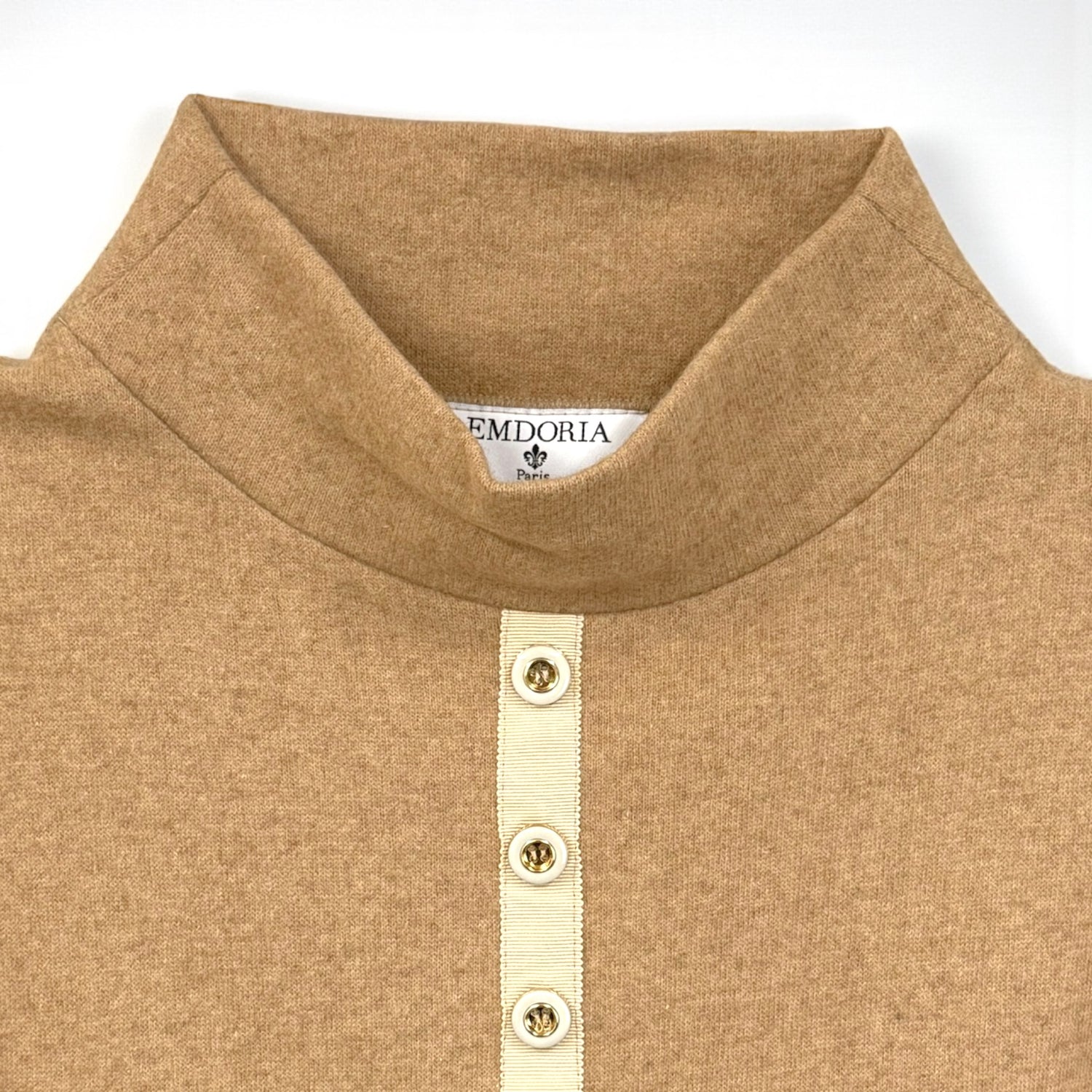 Robe midi tunique sans manches en jersey de laine - Robes - robe - robe jersey - robe longue - EMDORIA PARIS